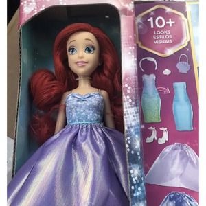 Disney Princess Life Ariel Fashion Doll, 10+ Outfit Combinations and Accessories